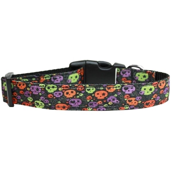 Mirage Pet Products Confetti Skulls Nylon Dog Collar Extra Large 125-217 XL